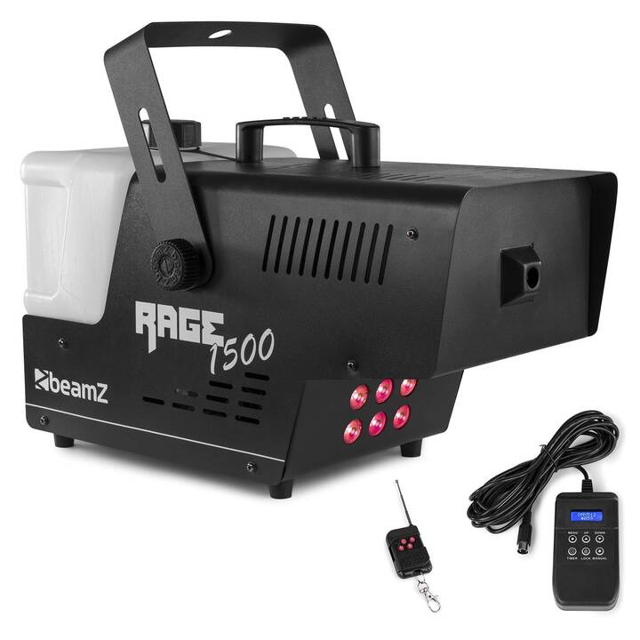 BEAMZ 1500LED Nebelmaschine (3.5 l, 1500 W, Weiss, Schwarz)