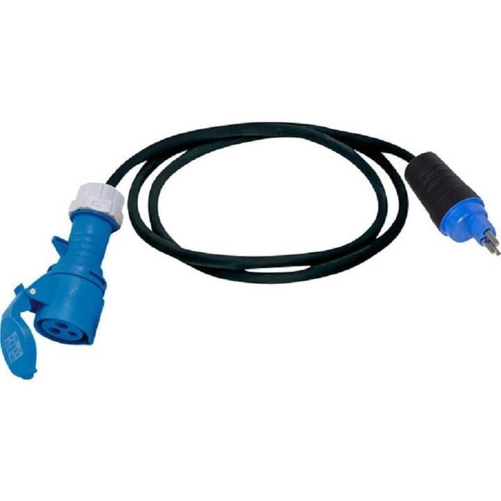 BRENNENSTUHL Câble secteur (CEE 16/3 / T23, 1.5 m, Bleu, Black)