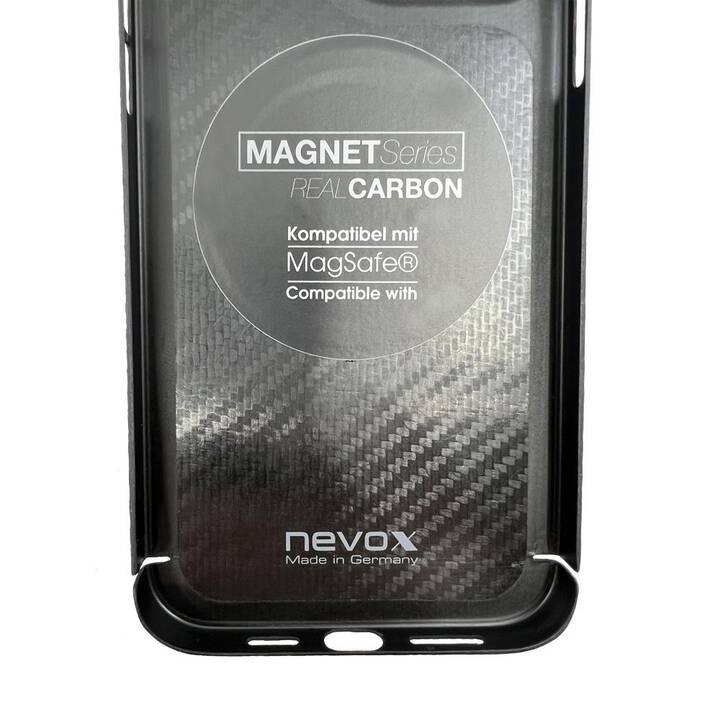 NEVOX Backcover Magsafe (iPhone 15 Pro Max, Noir)