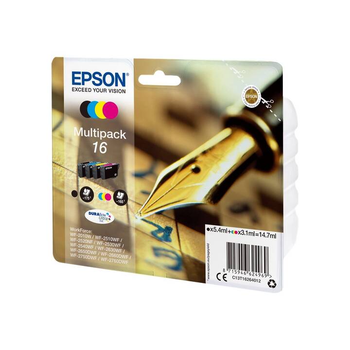 EPSON T16264012 (Jaune, Noir, Magenta, Cyan, Multipack)