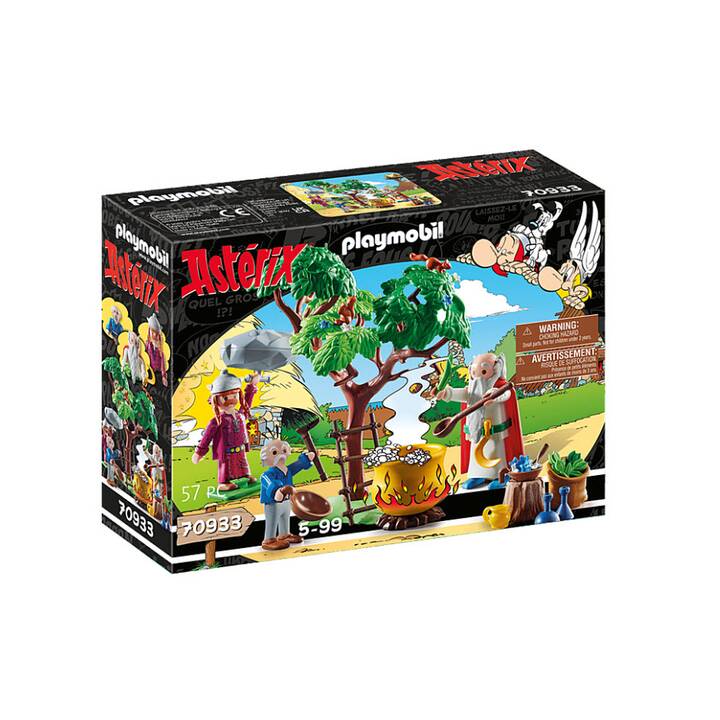 PLAYMOBIL Asterix Panoramix con calderone della pozione magica (70933)