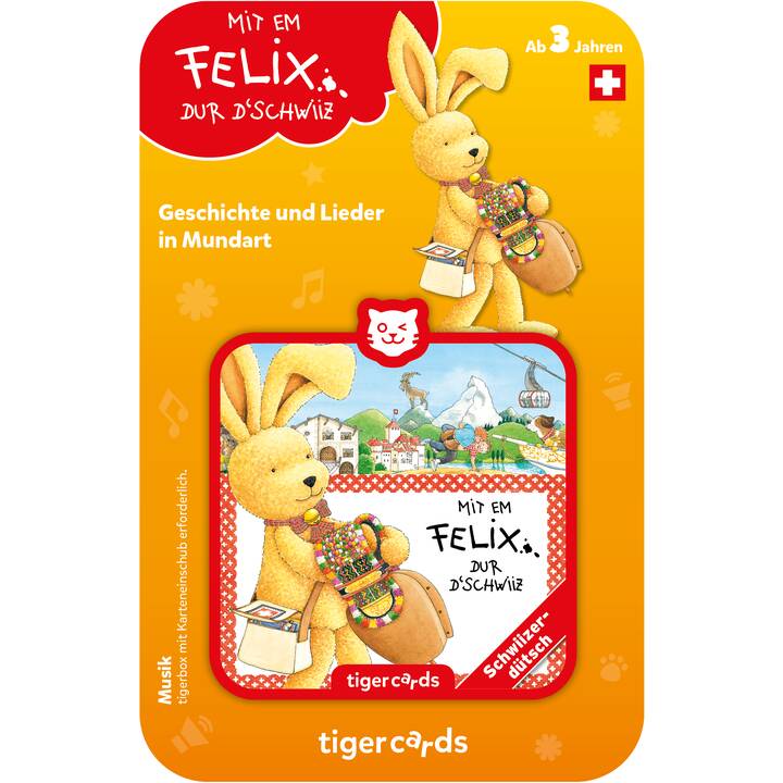 TIGERMEDIA Giochi radio per bambini Tigercard Felix (Svizzero tedesco, Tigerbox Touch)