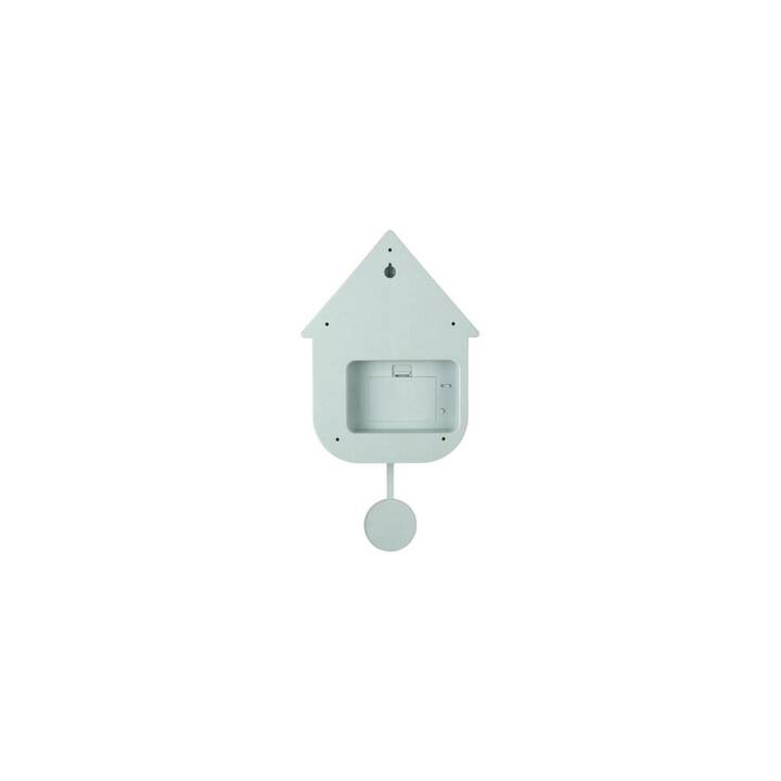 Horloge Murale Coucou Karlsson Solo Color - Design Maison Blanc/Noir, Pendule, 41 Cm (Plastique)