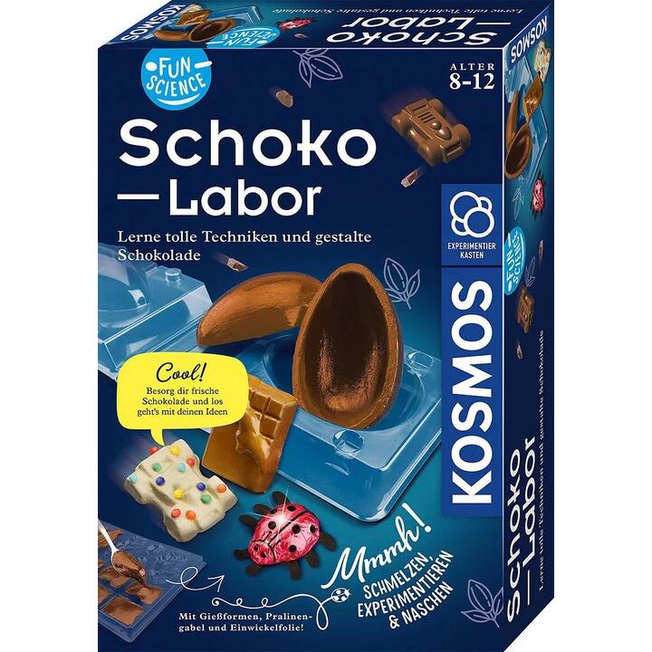 KOSMOS Fun Science Schoko-Labor Coffret d'expérimentation (Cuisiner et faire cuire)