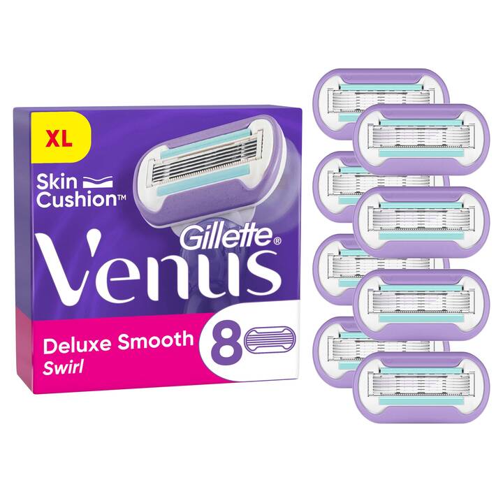 GILLETTE Lametta di rasoio Venus Deluxe Smooth Swirl (8 pezzo)