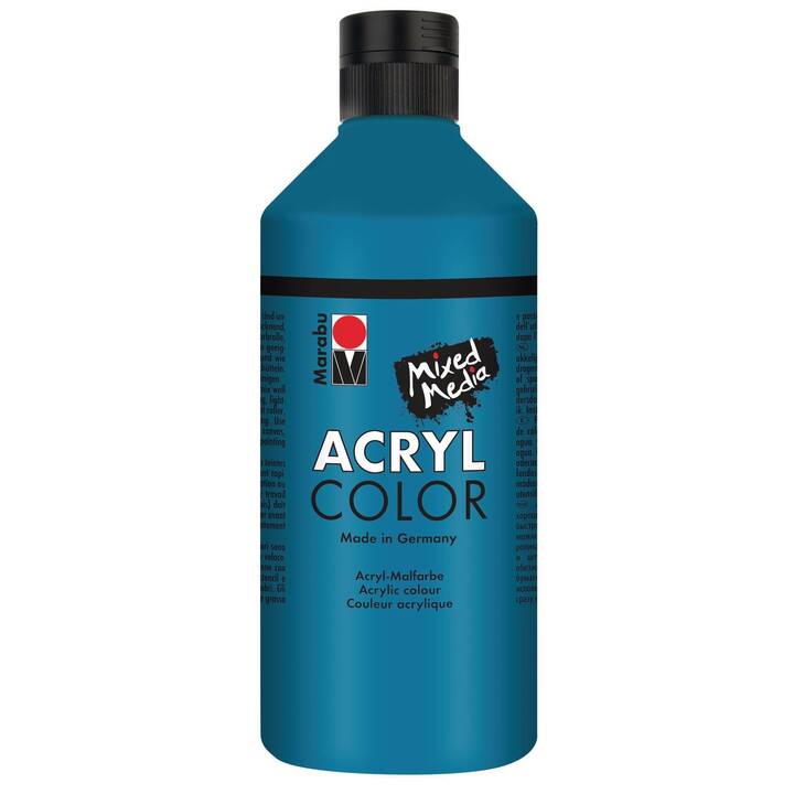 MARABU Acrylfarbe (500 ml, Cyan, Blau)