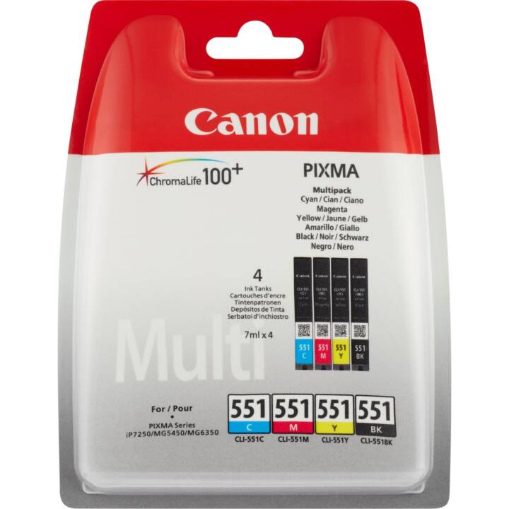 CANON CLI-551 (Giallo, Nero, Magenta, Cyan, Multipack)