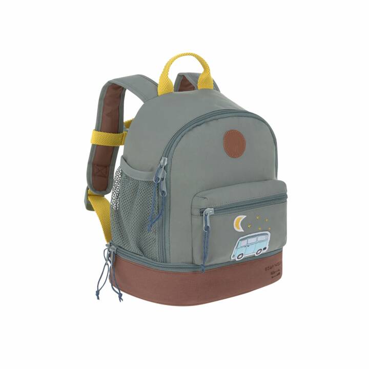 LÄSSIG Zainetto da asilo infantilo Adventure Bus (9 l, Giallo, Marrone, Grigio)