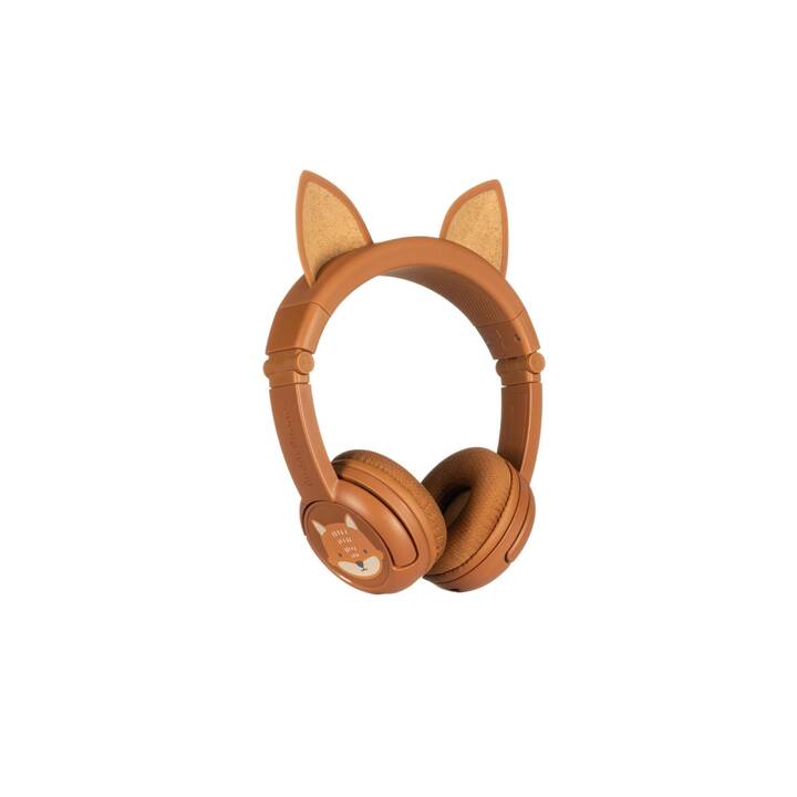 BUDDYPHONES Play Ears+ Cuffie per bambini (Marrone)