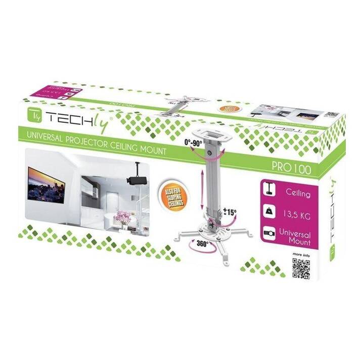 TECHLY Pro 100 (Argento, Soffitto)