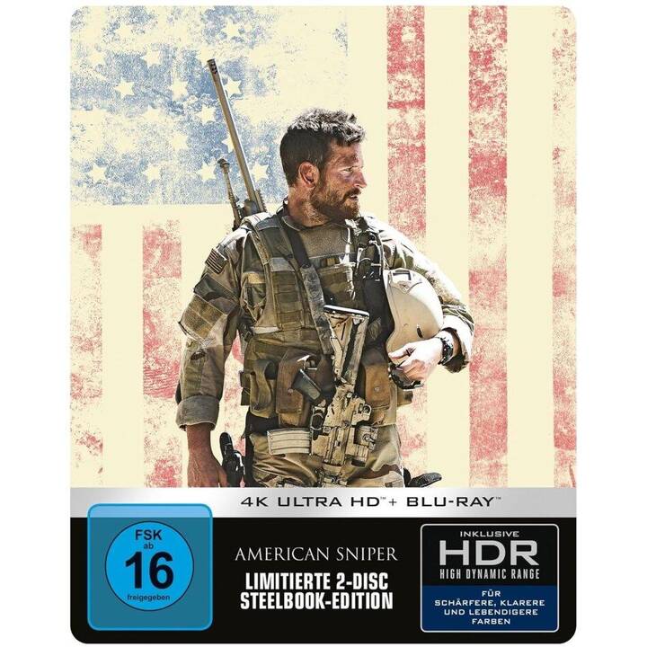 American Sniper (4K Ultra HD, 4k, Steelbook, DE, EN)