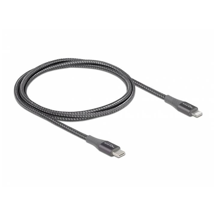DELOCK USB-Kabel (USB 2.0 Typ-A, Lightning, 1 m)