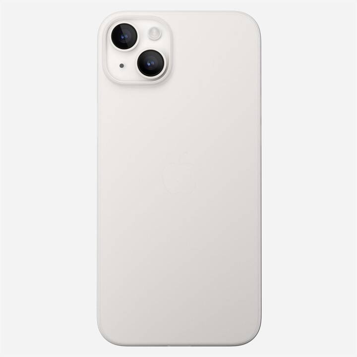 NOMAD GOODS Backcover Super Slim (iPhone 14 Plus, Unicolore, Blanc)
