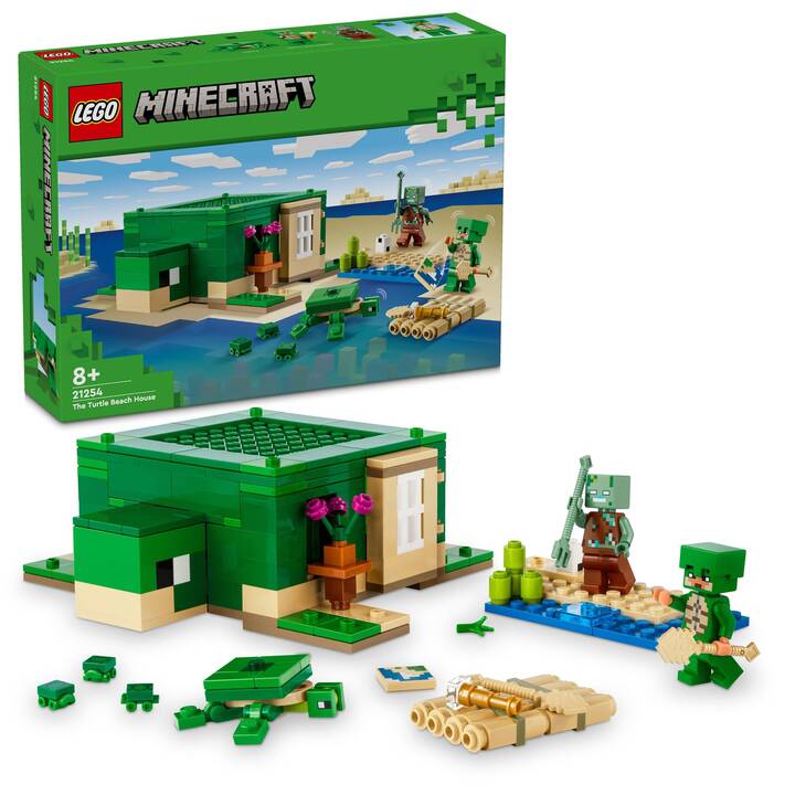 LEGO Minecraft La maison de la plage de la tortue (21254)