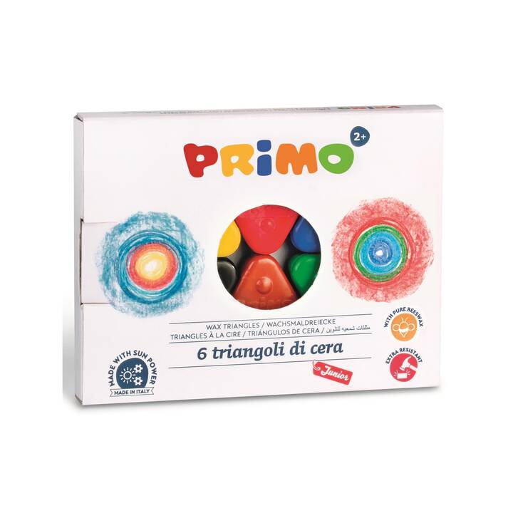 PRIMO Wachsmalstifte (6 Stück)