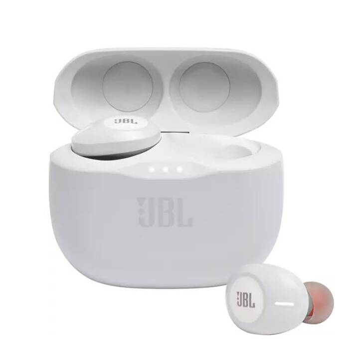 JBL BY HARMAN TUNE 125TWS (In-Ear, Bluetooth 5.0, Bianco)
