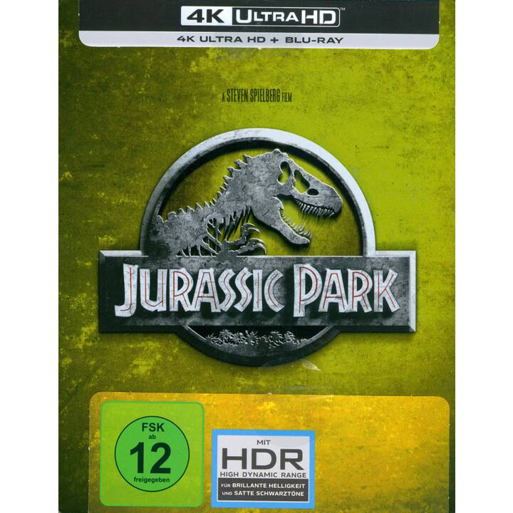 Jurassic Park (4K Ultra HD, Limited Edition, Steelbook, DE, EN)