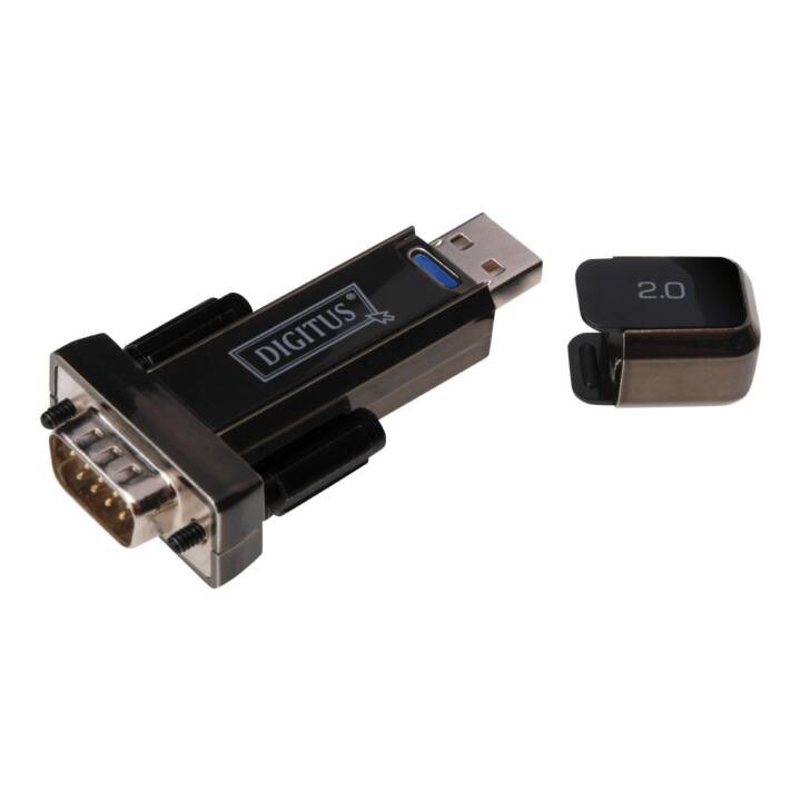 DIGITUS DA-70156 Adattatore (Spina USB 2.0 di tipo A, Spina RS-232)