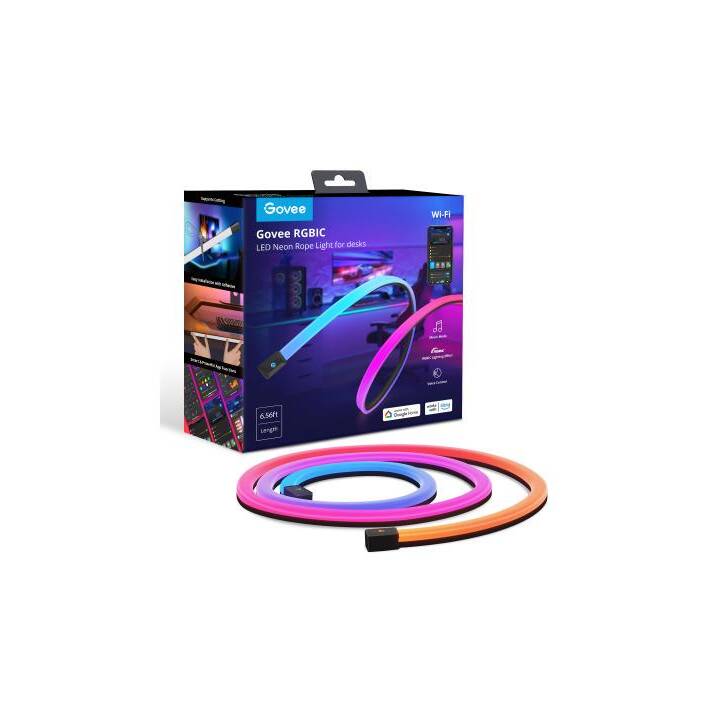 GOVEE Luce d'atmosfera LED Neon Gaming  (Nero, 36 W)