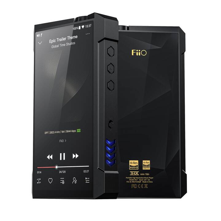 FIIO MP3-Player M17 High-End (64 GB, Schwarz, Bluetooth 5.0, WiFi)