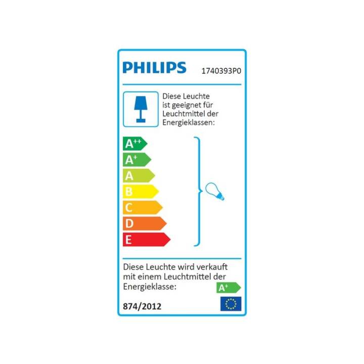 PHILIPS HUE Lampade vialetti Lucca (9.5 W, Grigio)