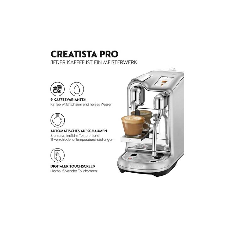 SAGE the Creatista Pro (Nespresso, Acciaio inox)