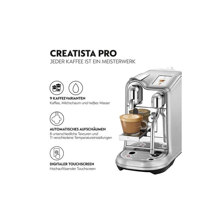 SAGE the Creatista Pro (Nespresso, Acier inox)