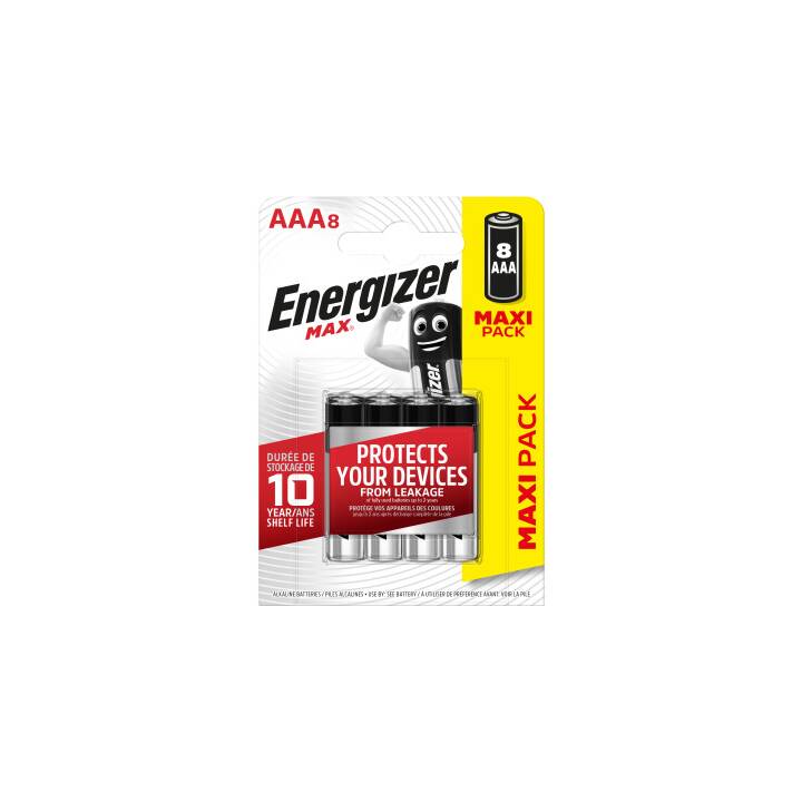 ENERGIZER Max Batterie (AAA / Micro / LR03, 8 Stück)