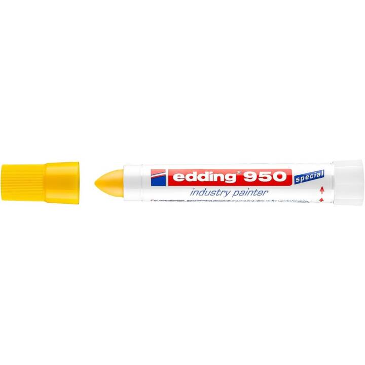 EDDING Industrie Marker 950 Special (Gelb, 1 Stück)