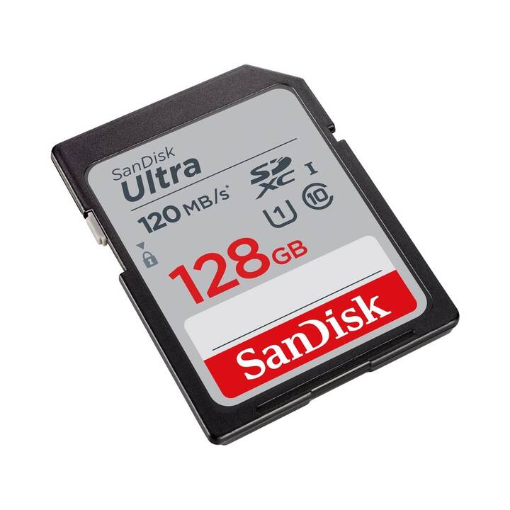 SANDISK SDXC Ultra (Class 10, 128 GB, 120 MB/s)