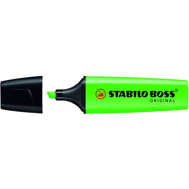 STABILO Evidenziatore Boss Original (Verde, 10 pezzo)