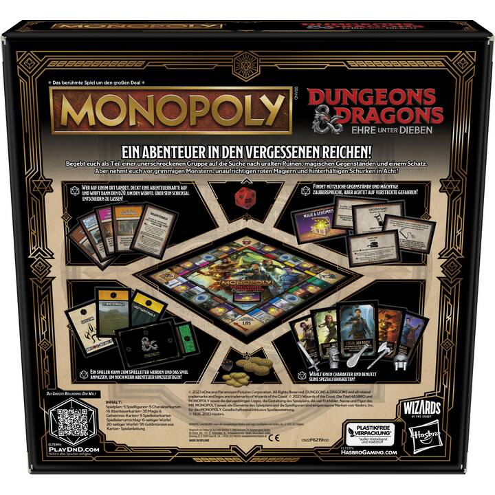 HASBRO Monopoly Dungeons & Dragons – Ehre unter Dieben (DE)