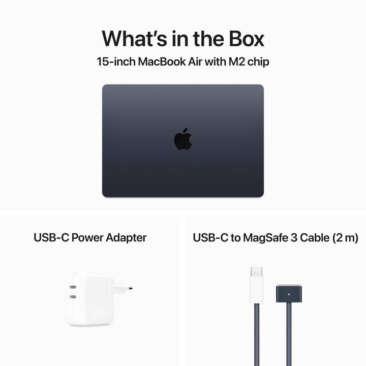 APPLE MacBook Air 2023 (15.3", Chip Apple M2, 16 GB RAM, 512 GB SSD)