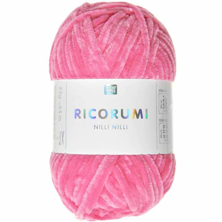RICO DESIGN Laine Ricorumi Nilli Nilli (25 g, Pink, Rose)