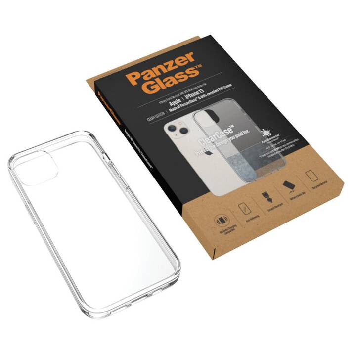 PANZERGLASS Backcover ClearCase (iPhone 13, Transparente)