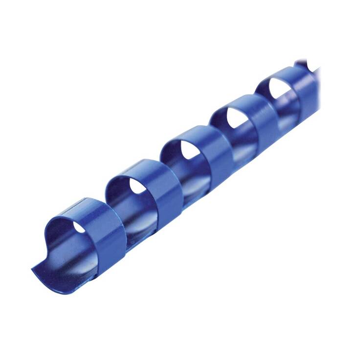 GBC Anneaux de reliure plastique CombBind (8 mm, Bleu)