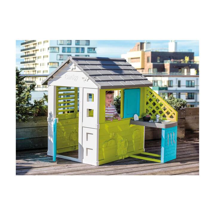 SMOBY INTERACTIVE Pretty Haus mit Sommerküche Maisonnette pour enfant