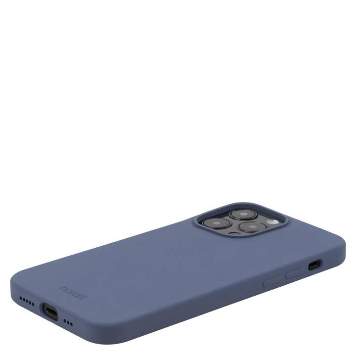 HOLDIT Backcover (iPhone 15 Pro, Bleu Pacifique)