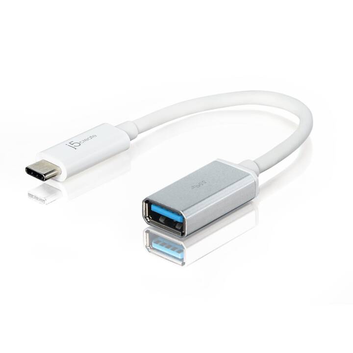 J5 CREATE Cavo USB (USB di tipo A, USB di tipo C, 0.1 m)