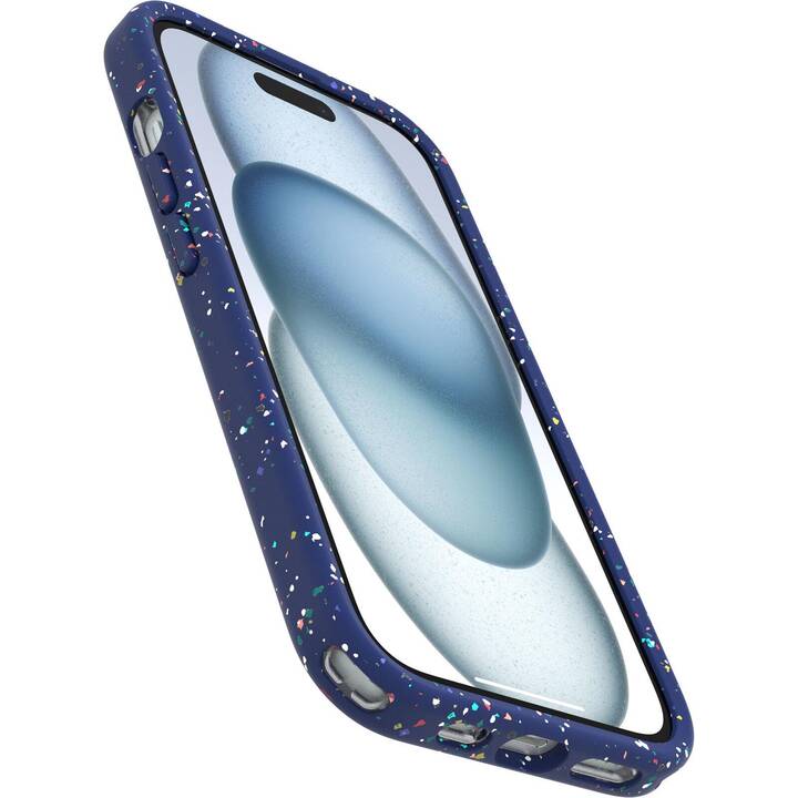 OTTERBOX Backcover MagSafe Blueberry Pie (iPhone 15, iPhone 13, iPhone 14, Façonné, Bleu)