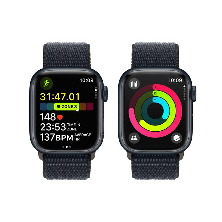 APPLE Watch Series 9 GPS (41 mm, Alluminio)
