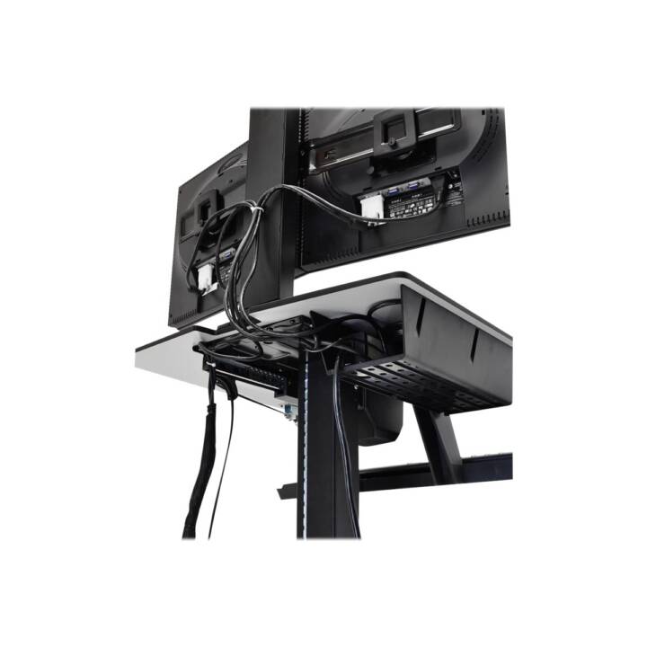 ERGOTRON WorkFit-C, Dual Sit-Stand Carrello multimediale