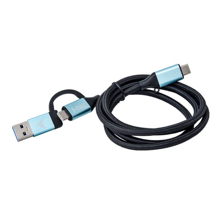 I-TEC Adaptateur (USB A, USB de type C, 1 m)