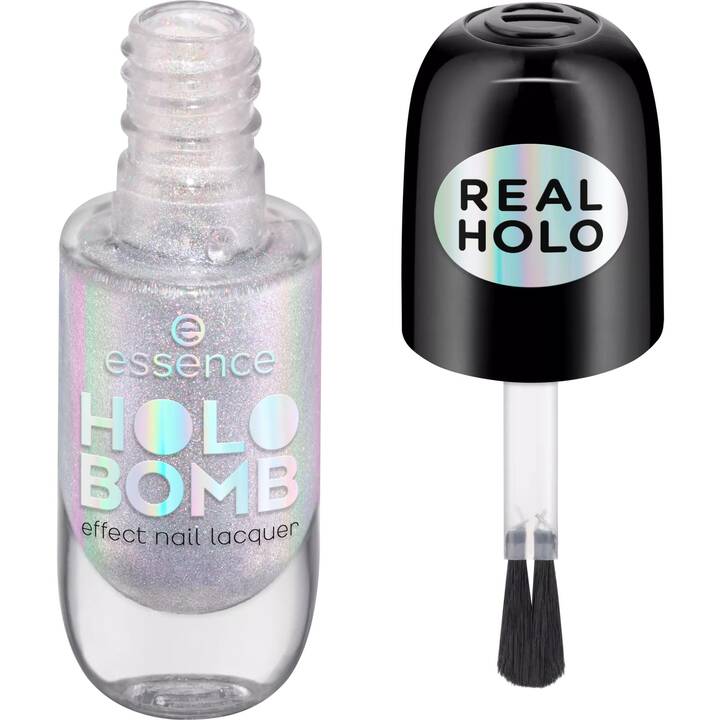 ESSENCE Smalto per unghie Holo Bomb (01 Ridin' Holo, 8 ml)