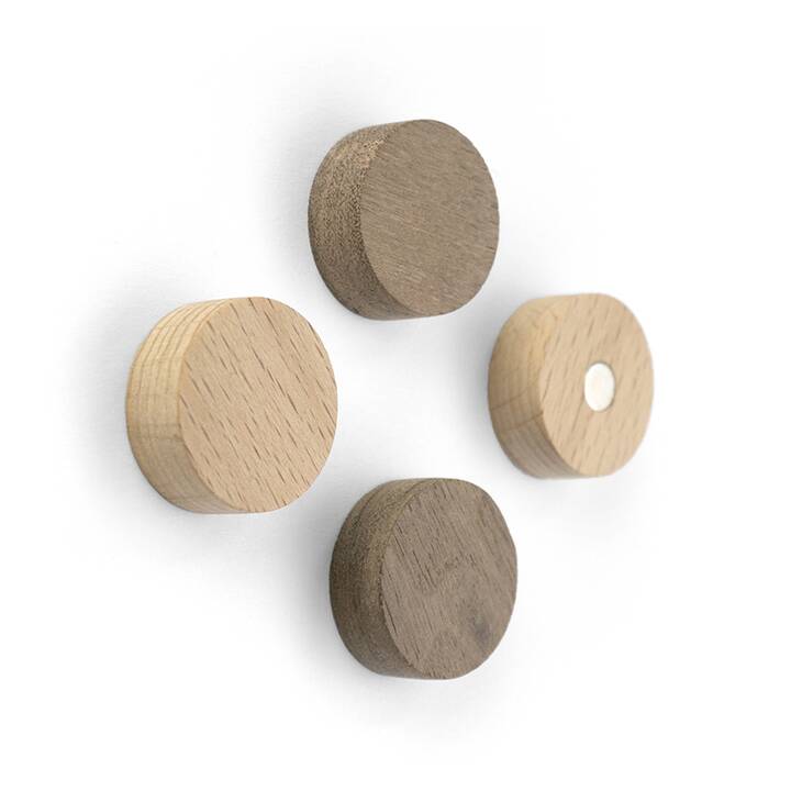 TRENDFORM Wood Punaises magnétique (4 pièce)