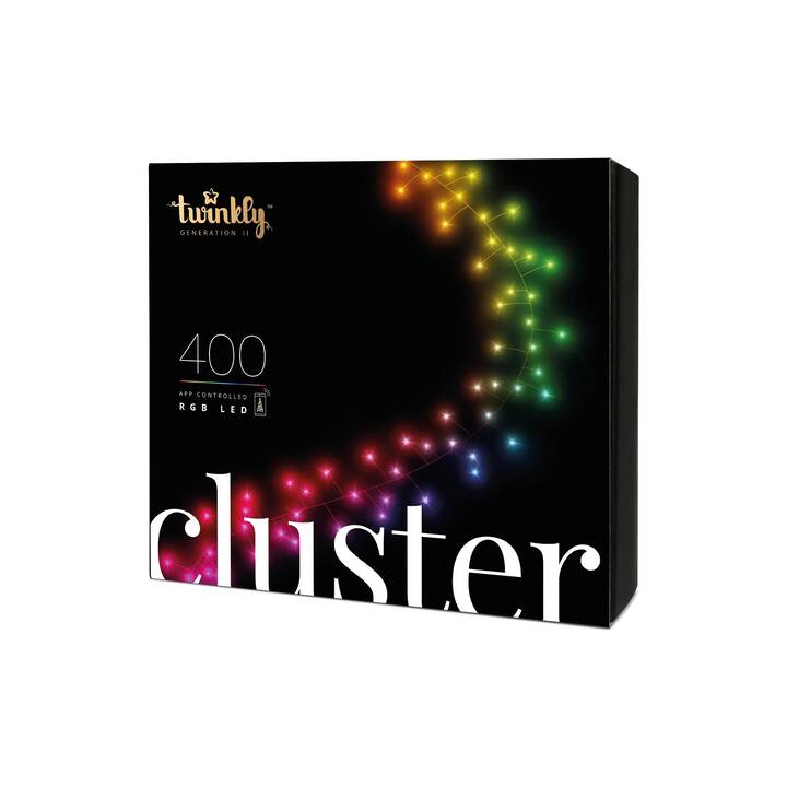 TWINKLY Guirlande lumineuse Cluster 400 RGB