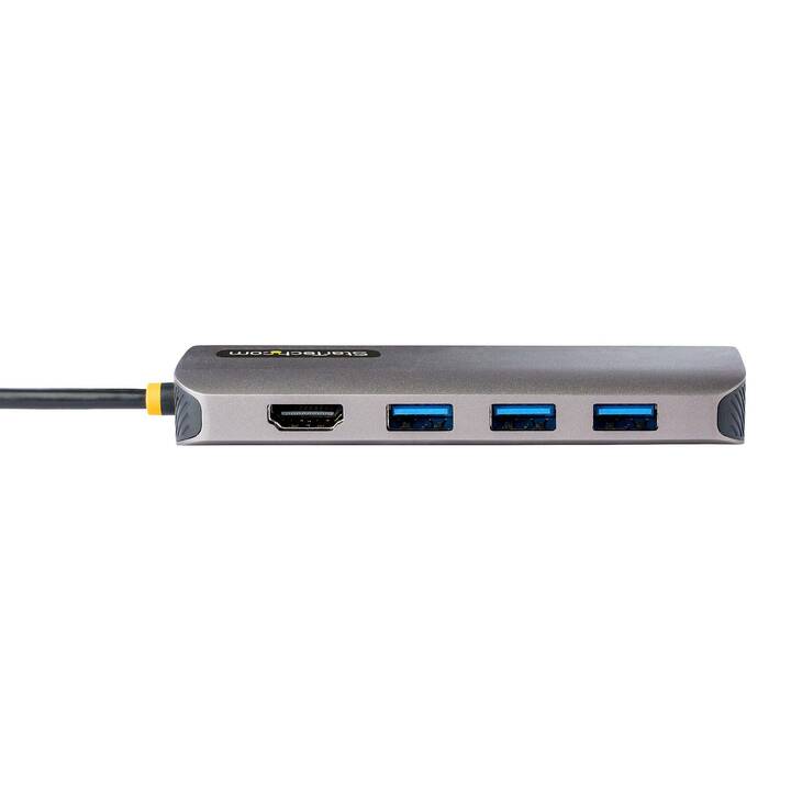 STARTECH.COM 115B-USBC-MULTIPORT (8 Ports, USB Type-C, RJ-45, HDMI, USB Type-A)