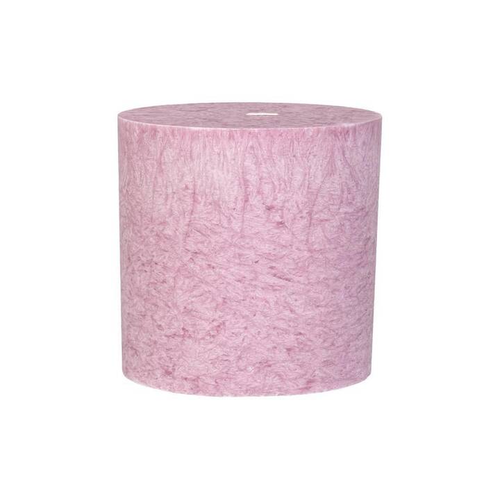 HERZOG KERZEN Bougie cylindrique Kristallo (Pink, Rose)