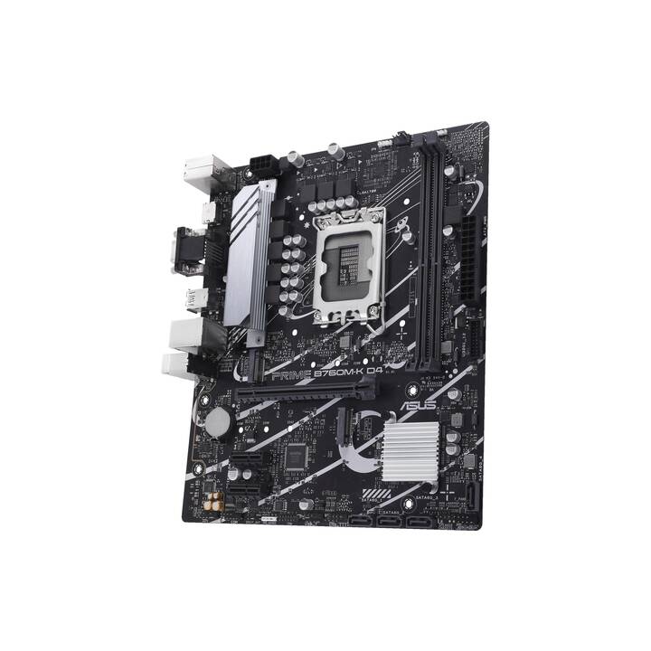 ASUS Prime B760M-K D4 (LGA 1700, Intel B760, Micro ATX)