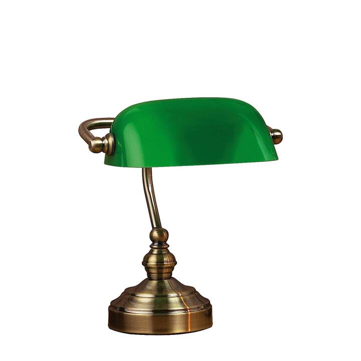 MARKSLÖJD Lampe de table Bankers (Bronze, Vert, Noir)